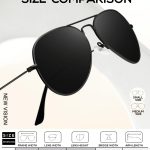 KALIYADI Classic Aviator Sunglasses for Men Women Driving Sun glasses Polarized Lens UV Blocking - Image 5