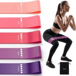 Resistance Bands for Working Out, Elastic Exercice Loop Bands for Physical Therapy, Yoga Starter Set of Stretch Bands for Booty Legs, Pilates Flexbands - Image 6