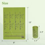 240 Count 13” x 9”Dog Poop Bags Rolls, Leakproof Strong & Sturdy Waste Bags for Doggie Cat Pet - Image 5