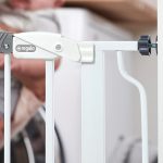 Regalo Easy Step 38.5-Inch Wide Walk Thru Baby Gate, Includes 6-Inch Extension Kit, Pressure Mount Kit, Wall Cups - Image 6