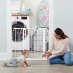 Regalo Easy Step 38.5-Inch Wide Walk Thru Baby Gate, Includes 6-Inch Extension Kit, Pressure Mount Kit, Wall Cups - Image 5