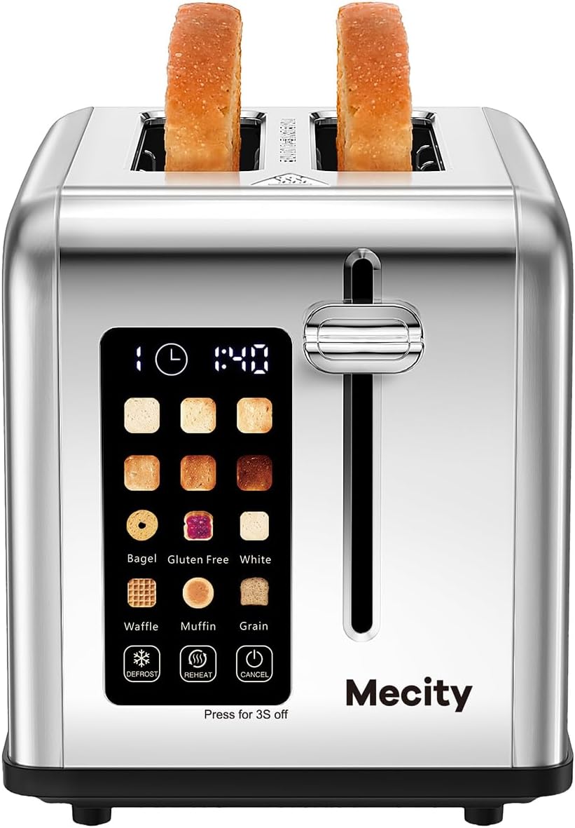 Mecity 2 Slice Toaster Touch Screen 1.5
