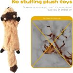 Dog Squeak Toys, No Stuffing Plush Dogs Chew Toy Bundle for Small Medium Large Breed Chewer Tough Durable Squeaky Pet Fetch Puppy Teething Chewing Interactive to Keep Them Busy Best Birthday Gift - Image 5