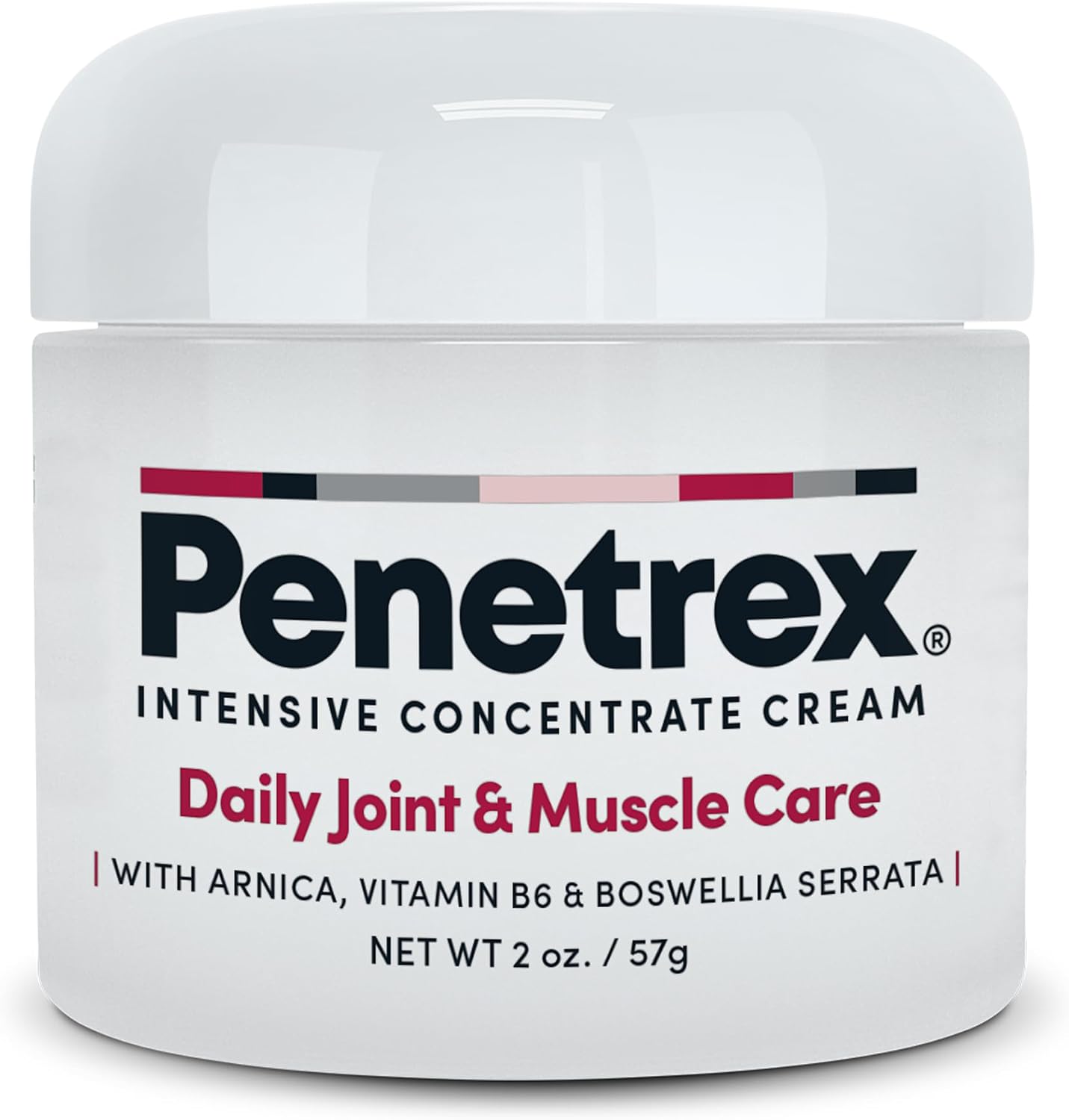 Penetrex Joint & Muscle Therapy - Soothing Comfort for Back, Neck, Hands, Feet - Premium Whole Body Rub with Arnica, Vitamin B6 MSM & Boswellia - Non-Greasy 2oz Cream