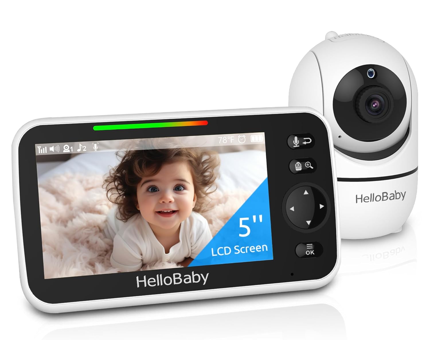 HelloBaby No WiFi Baby Monitor 5