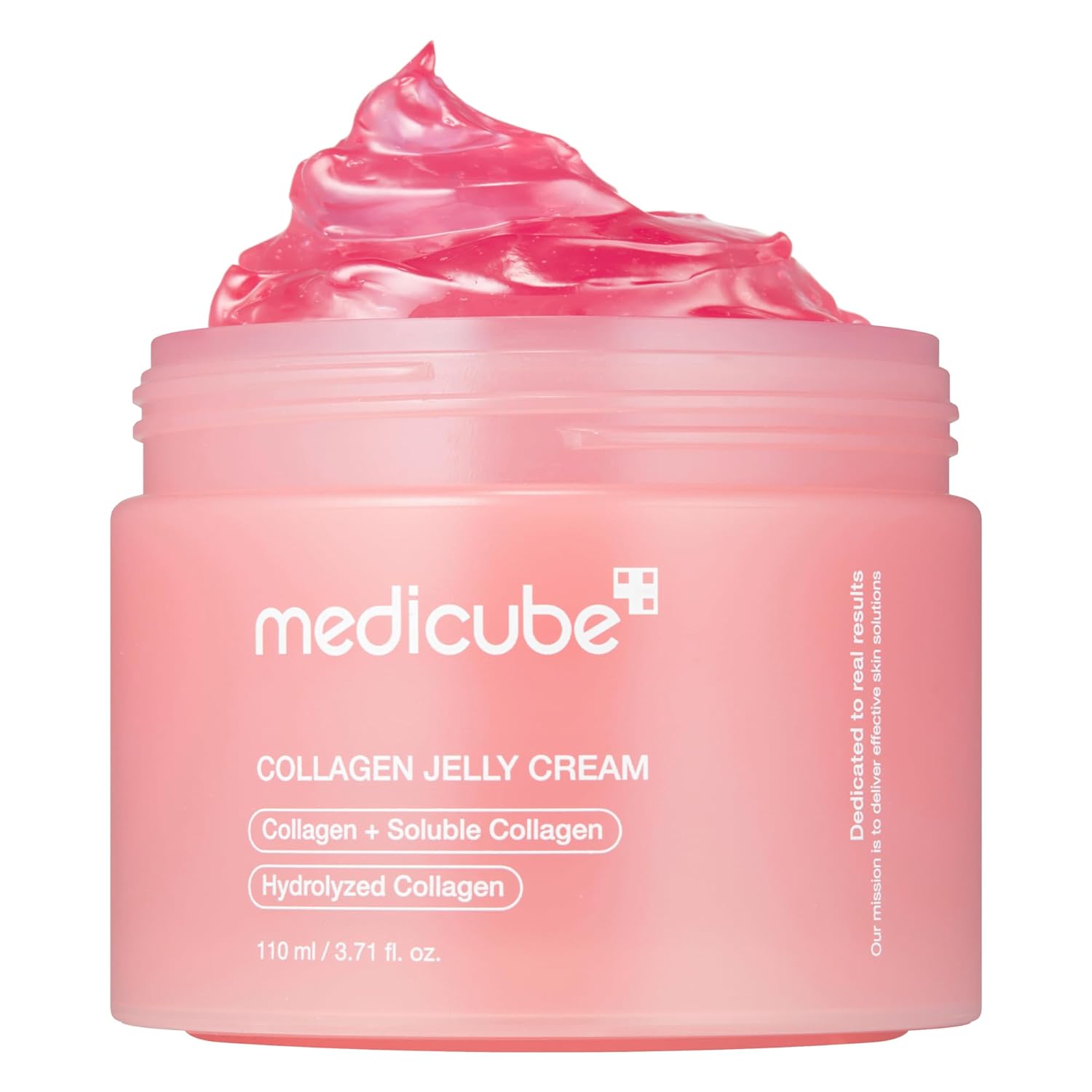 medicube Collagen Jelly Cream- Niacinamide & Freeze-Dried Hydrolyzed Collagen - Boosts skin\'s barrier hydration and gives 24h Glow & Lifted Look - No artificial color, Korean skincare (3.71 fl.oz.)