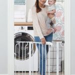 Regalo Easy Step 38.5-Inch Wide Walk Thru Baby Gate, Includes 6-Inch Extension Kit, Pressure Mount Kit, Wall Cups - Image 3