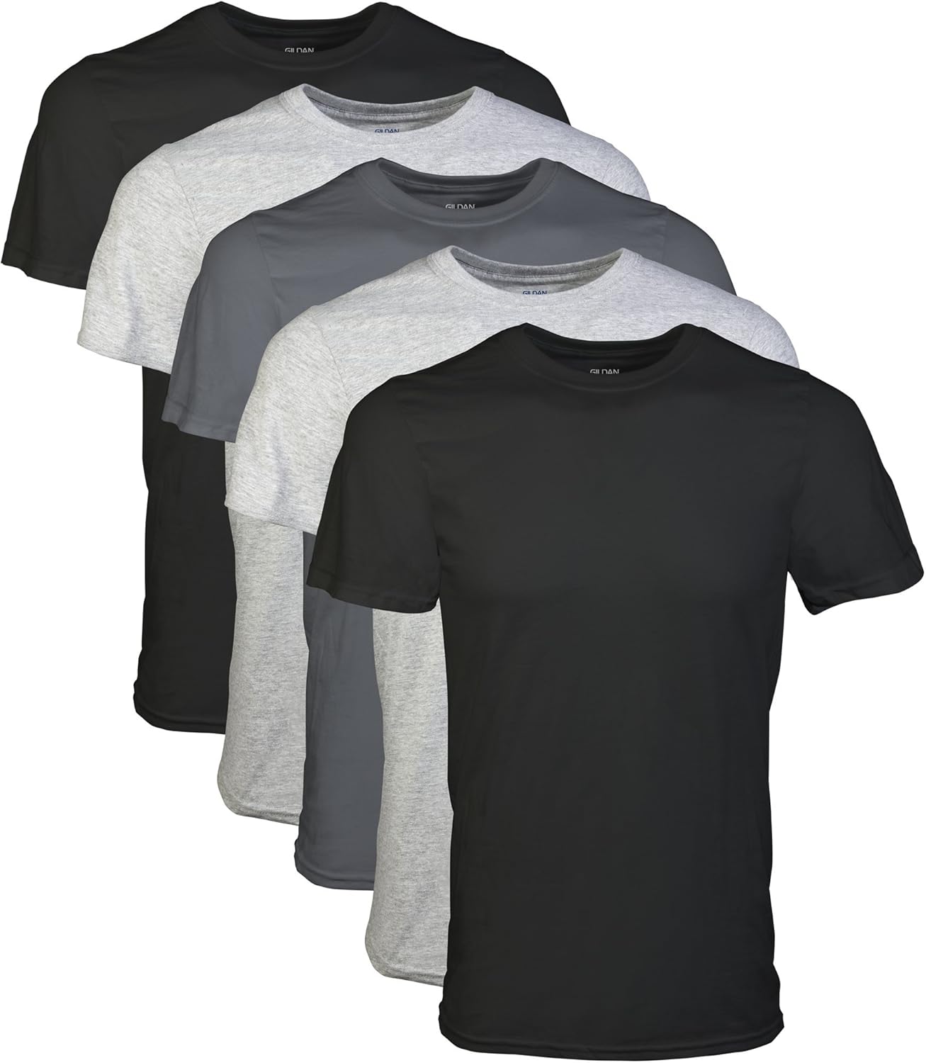 Gildan Men\'s Crew T-Shirts, Multipack, Style G1100