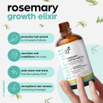 ArtNaturals Organic Rosemary & Castor Hair Growth Oil + Scalp Massager Set – Hair Styling Oils for Dry, Itchy Scalp, Thickening & Hydration - Scalp Oil Products For Damaged Hair & Split Ends – 4.0 oz - Image 3
