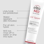 EltaMD UV Sport Sunscreen Lotion, SPF 50 Body Sunscreen, Water and Sweat Resistant, Oil-Free, Zinc Oxide Formula - Image 2