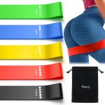Resistance Bands for Working Out, Elastic Exercice Loop Bands for Physical Therapy, Yoga Starter Set of Stretch Bands for Booty Legs, Pilates Flexbands - Image 5
