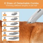 AIRROBO Dog Grooming Vacuum, Dog Grooming Kit,12000Pa Strong Pet Vacuum, 2L Large Capacity Vacuum for Shedding Grooming Hair, Quiet,PG100 - Image 6