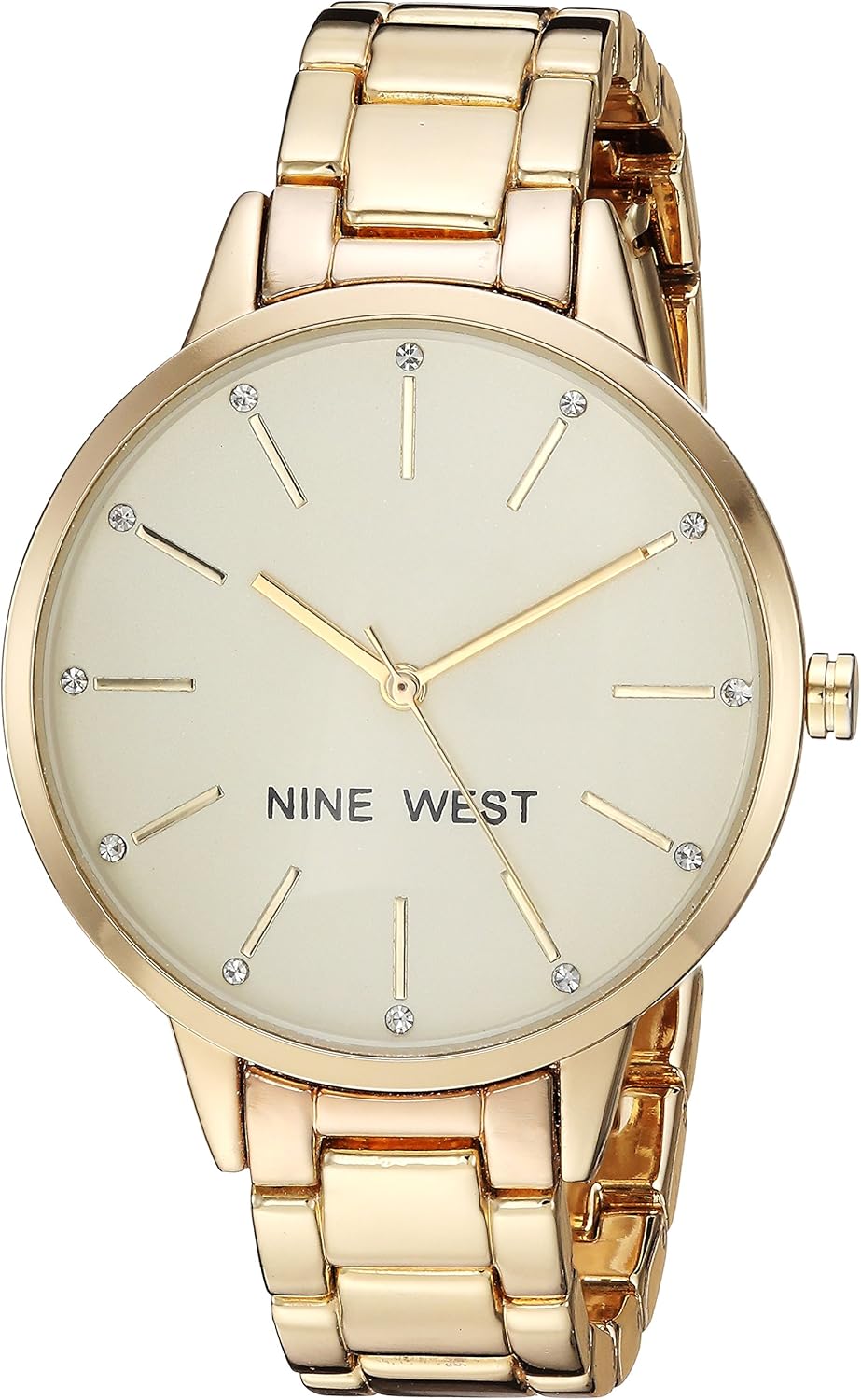 Nine West Women\'s Floral Dial Bracelet Watch