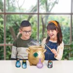 Magic Mixies - Magical Real Misting Gold Cauldron with 8 Inch Non-Electronic Plush Toy. Follow The Spell Book Add The Magic Ingredients. Who Will You Magically Create? - Image 2
