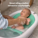 Frida Baby 4-in-1 Grow-with-Me Baby Bathtub, Baby Tub for Newborns to Toddler with Removable Bath Seat & Backrest for Bath Support in Tub - Image 2